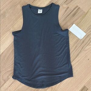 Athleta Black Sleeveless Muscle Tee